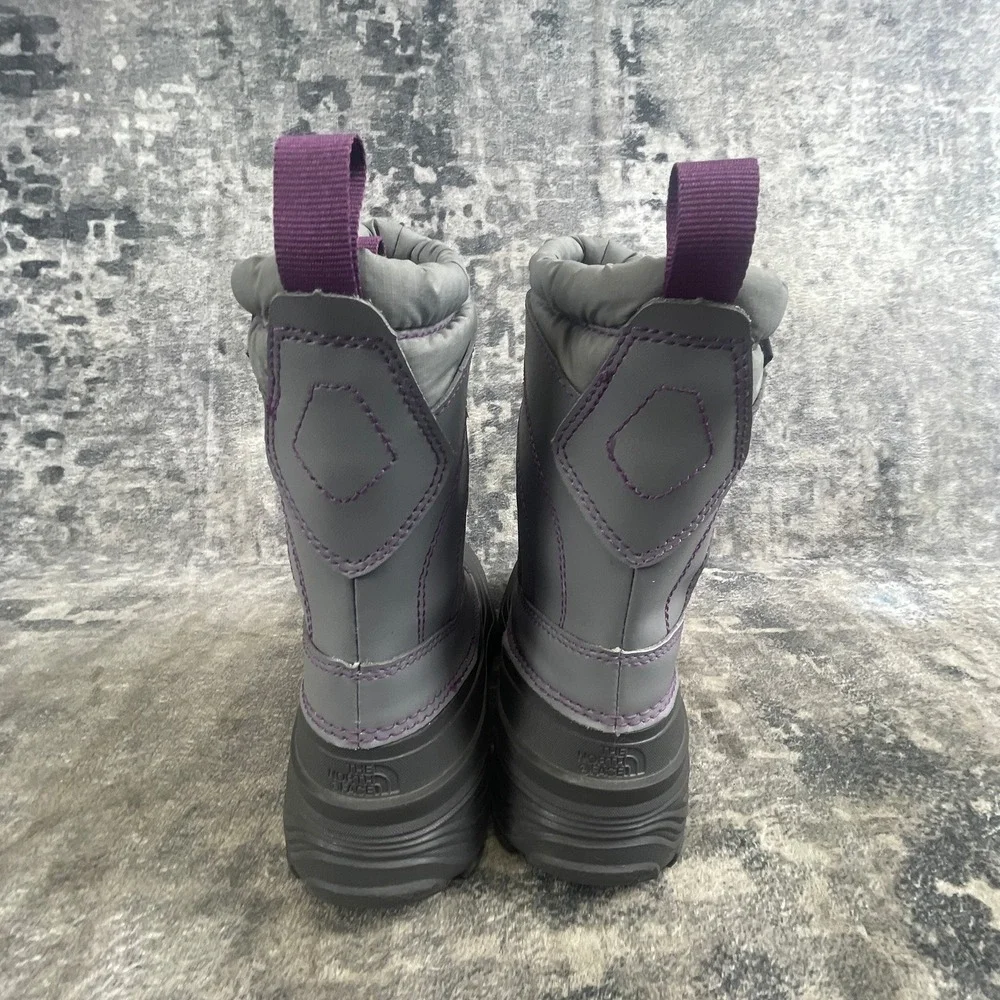 The North Face Womens 2 Snow Boots Waterproof Gray Purple Winter Boots